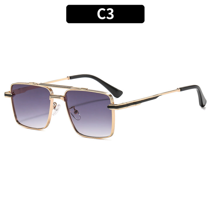 Dame futuristisk kvadratisk solbrille Skanto