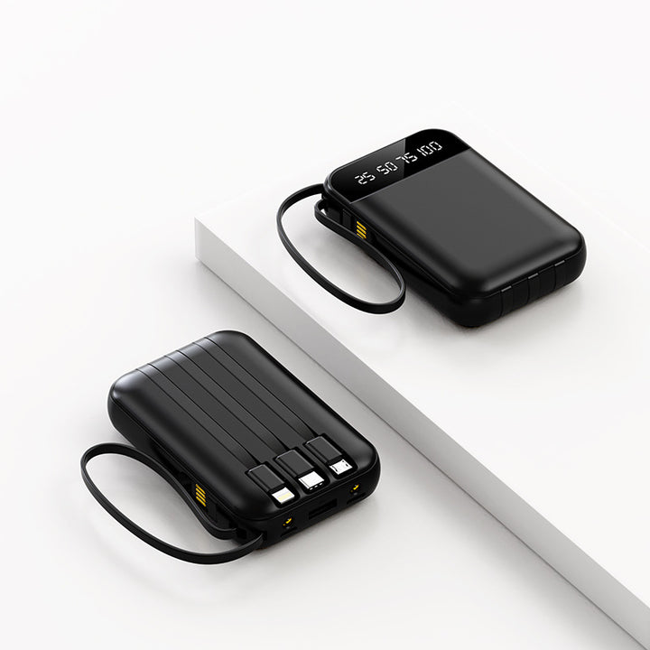 Høyytelses Powerbank med digitalt display Skanto