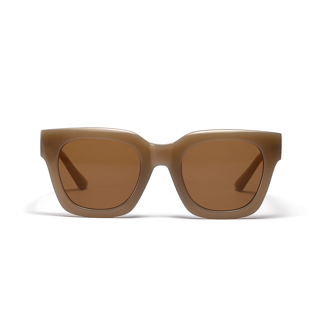Dame moteriktig solbrille med unikt dyreprintmønster Skanto