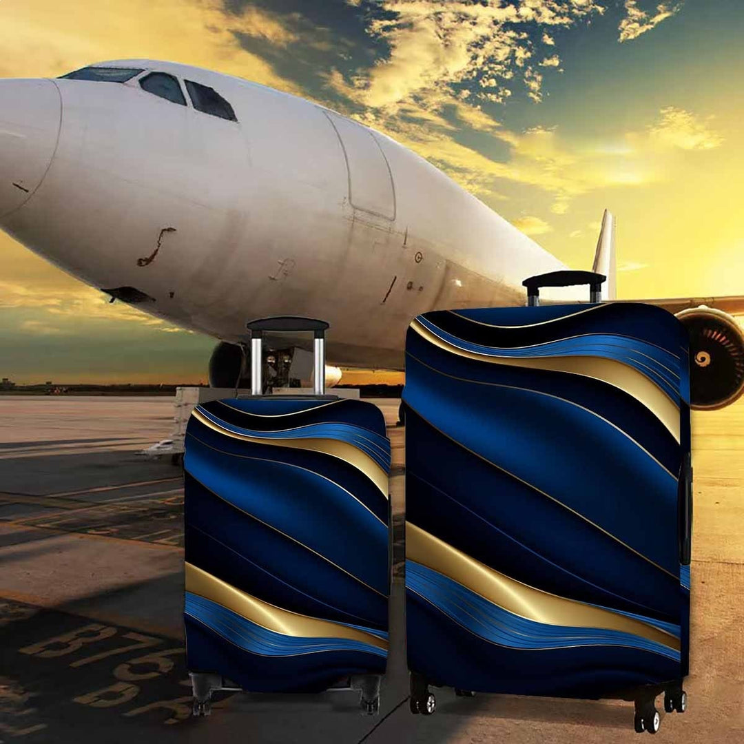Hard Shell Rullende Bagasje med Elegant Bølgedesign Skanto