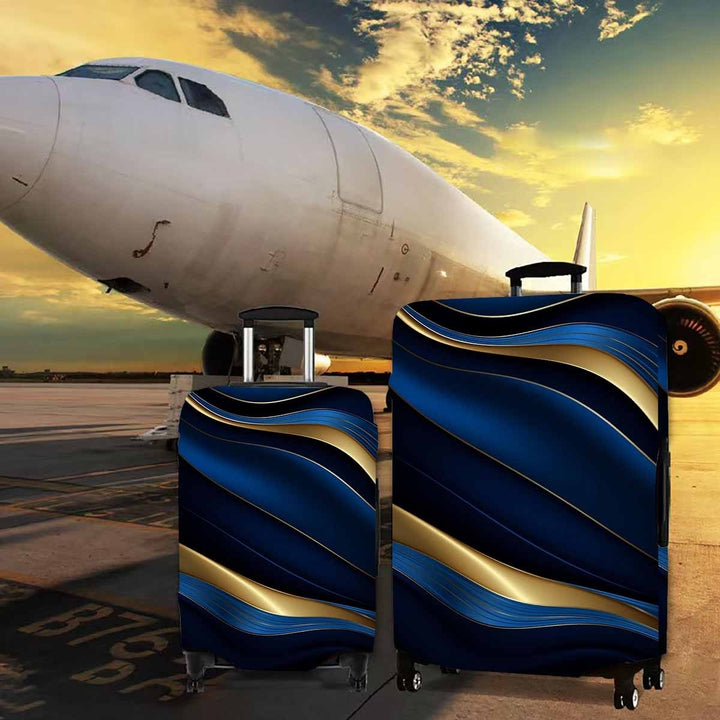 Hard Shell Rullende Bagasje med Elegant Bølgedesign Skanto