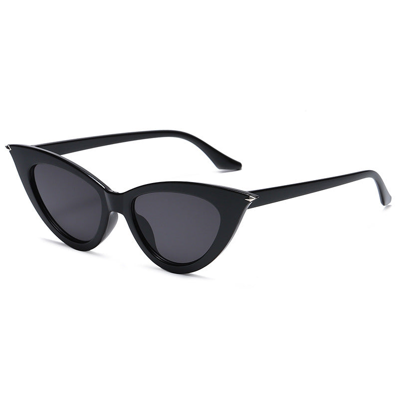 Dame Cat-Eye solbriller med luksuriøst design og UV-beskyttelse Skanto