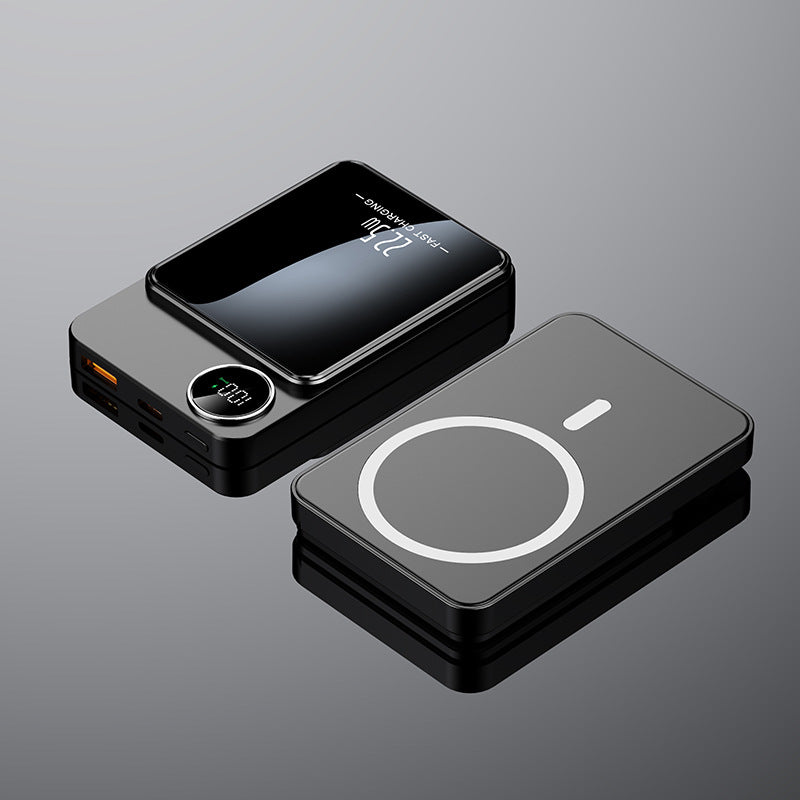 Bærbar powerbank med innovativ ytelsesindikator og induktiv ladefunksjon Skanto