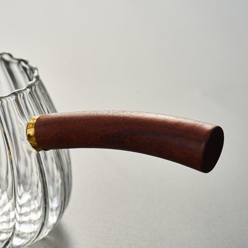 Glass Pot With Wooden Handle | Skanto