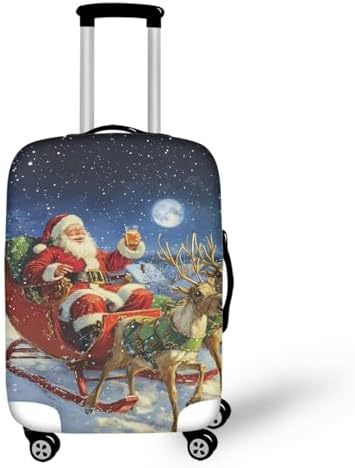 Unisex nan elastisk koffertrekk med hest- og solblomstmotiv, dehbar stretchbeskyttelse for hardplast- trolley med glidelås Skanto