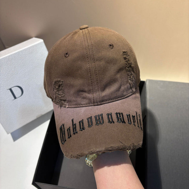 Men's Distressed Graphic Baseball Cap Skanto