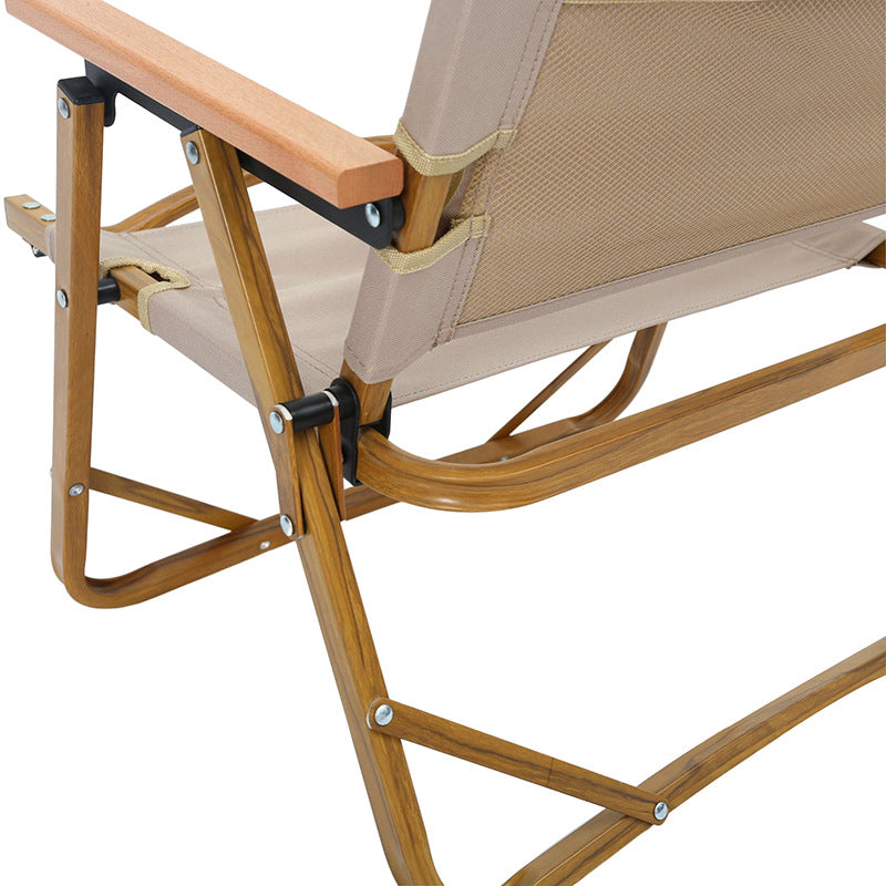 Faltstol med ergonomisk ryggstøtte og stabil ramme Skanto