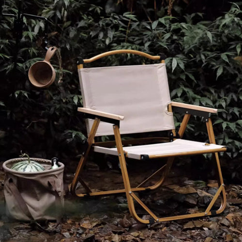 Folding chair with ergonomic backrest and stable frame Skanto