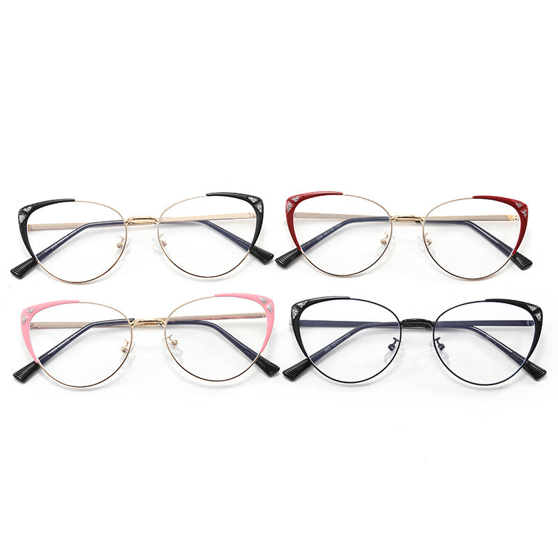 Damer Modische Cat-Eye Briller med unikt design Skanto