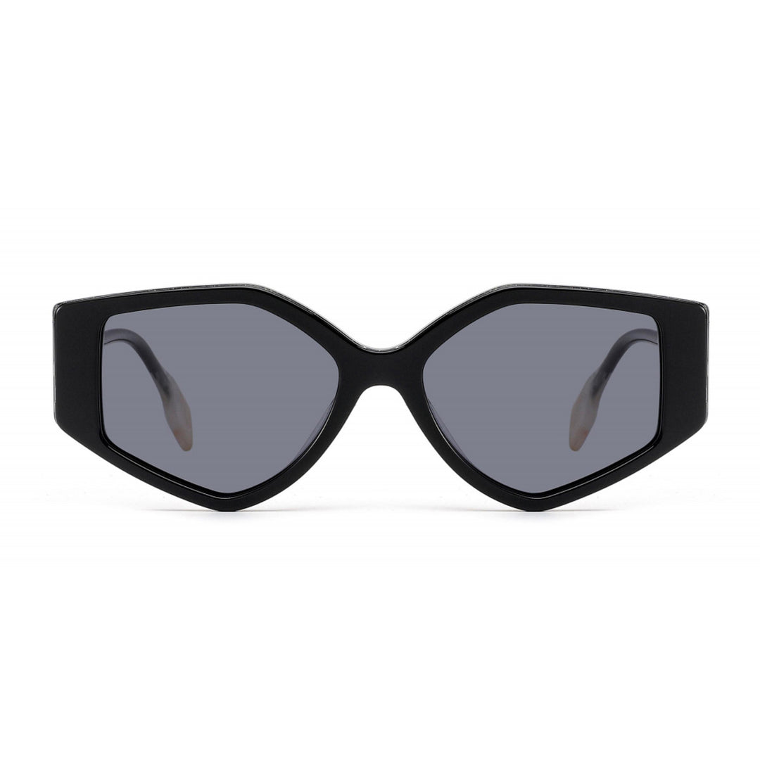 Dame modisk solbrille med unikt skåret design og UV-beskyttelse Skanto