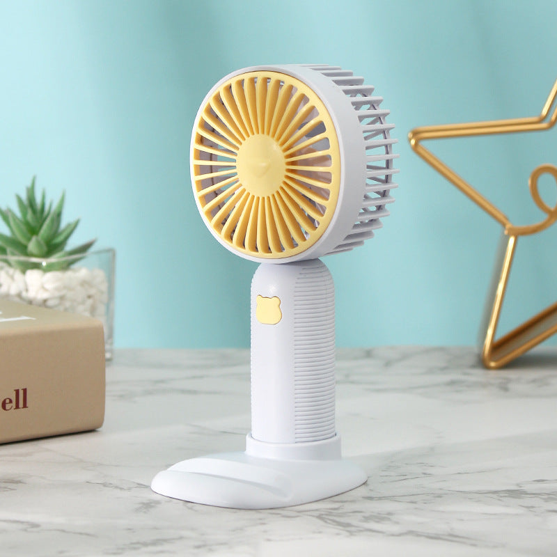 Kvinnelig bærbar USB håndholdt vifte med kreativ design Skanto