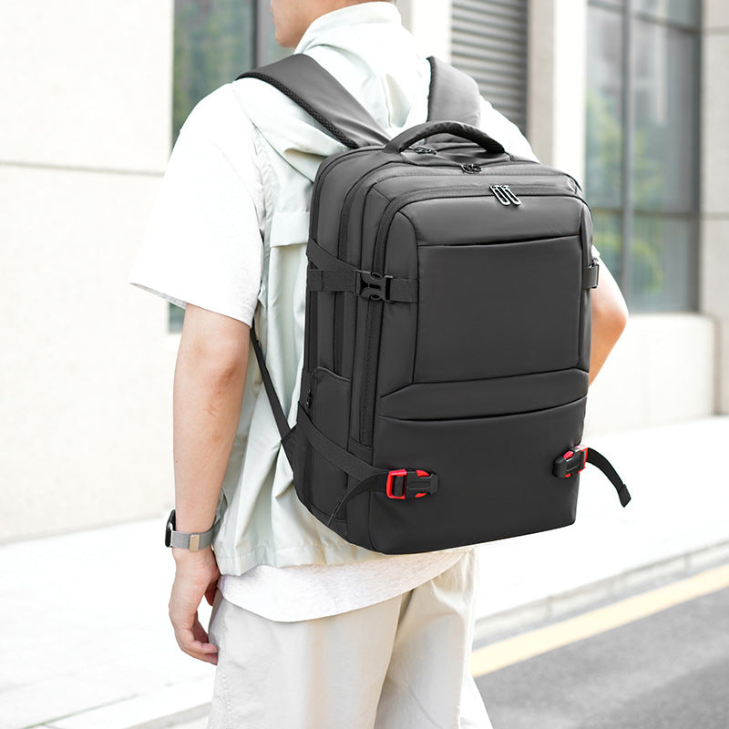 Multi-Funksjonell Laptop-Ryggsekk med Vannavvisende Design og Ergonomiske Bæreremmer Skanto