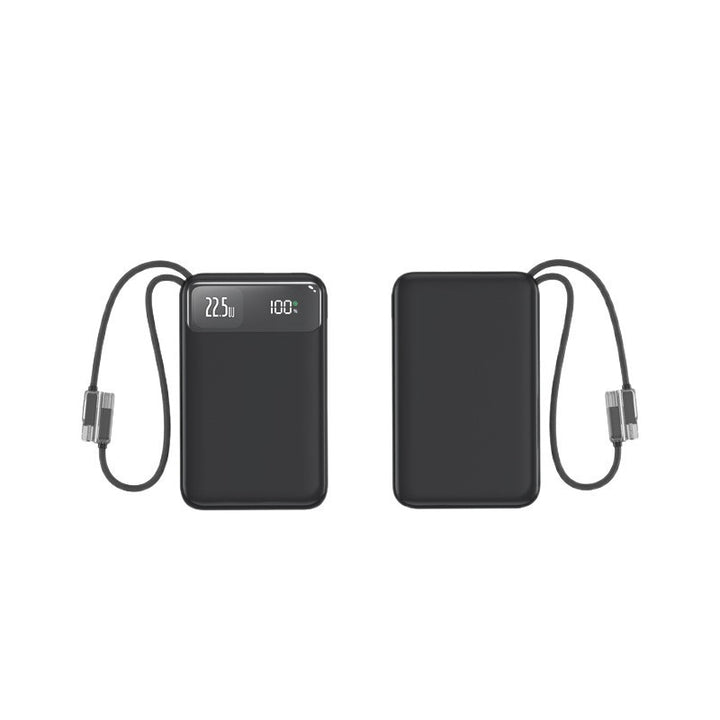 Slim Powerbank med digitalt ladeindikator og hurtigladefunksjon Skanto