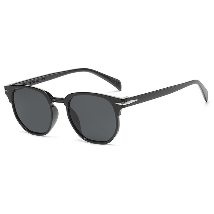 Dame geometrisk solbrille med luksuriøs ramme Skanto