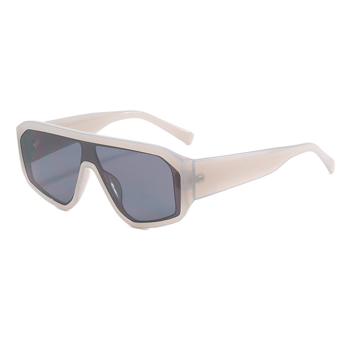 Dame Modiske Oversized-solbriller i futuristisk design Skanto