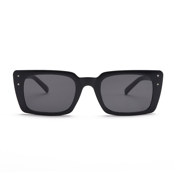 Dame kvadratisk solbrille med dyremønster Skanto