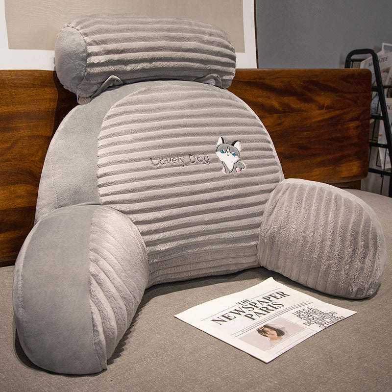 Plush ryg støttedyne i toastdesign Skanto