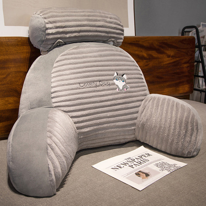 Plush ryg støttedyne i toastdesign Skanto