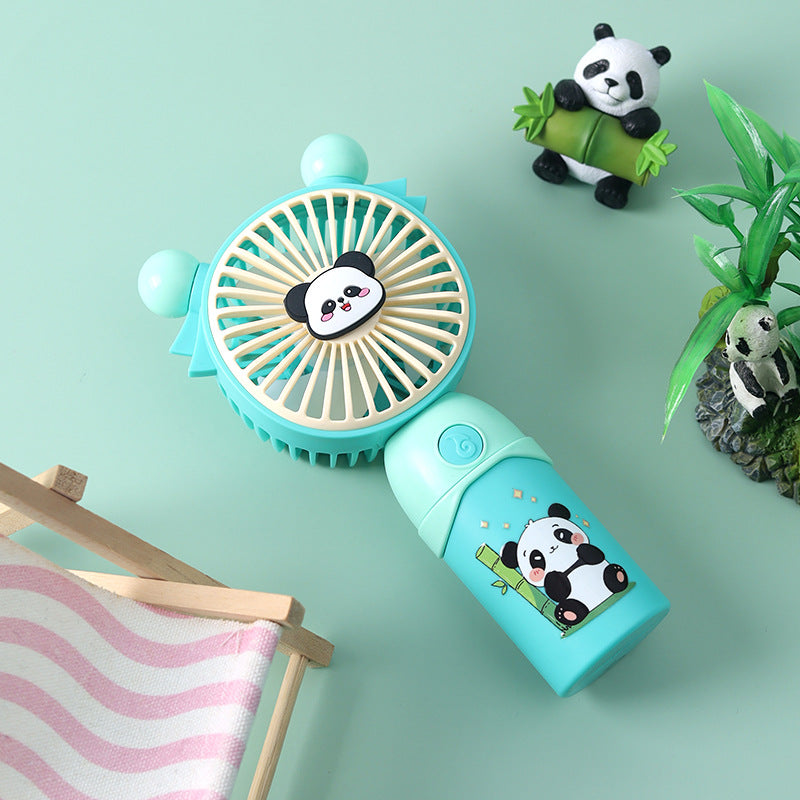 Dame bærbar Mini-vifte med søtt panda-design Skanto