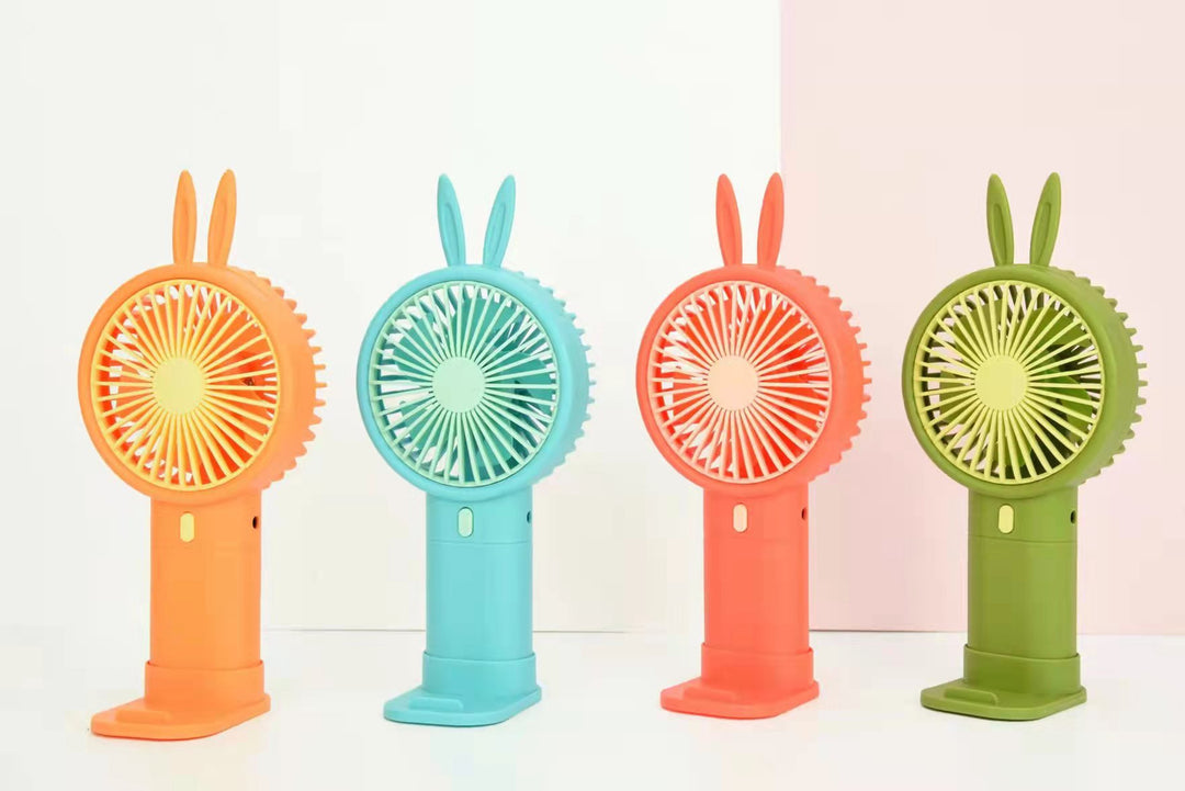 Dame Bærbar Håndvifte med kreativt Blomsterdesign Skanto