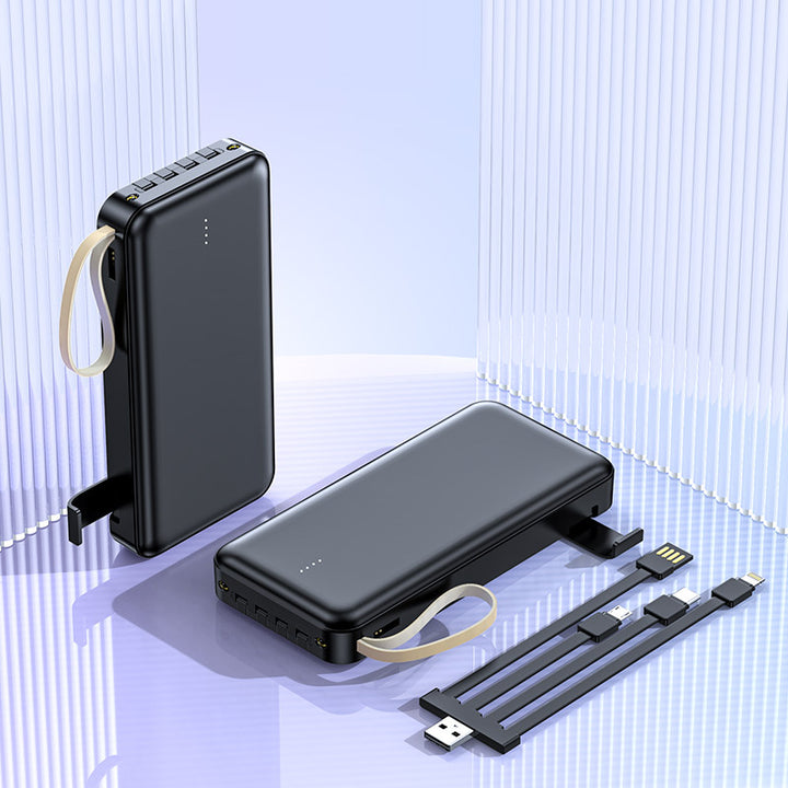 multifunksjonell Powerbank med integrert kabel Skanto