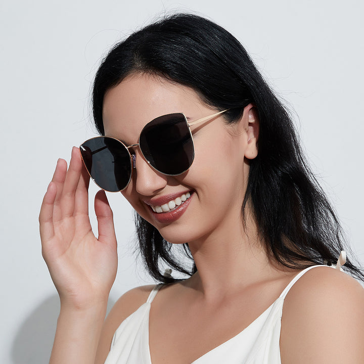 Damer Cat-Eye solbriller Skanto