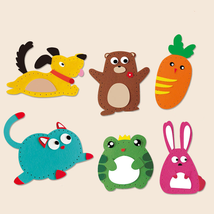 Skanto | Safe Felt Animal Set for DIY Sewing