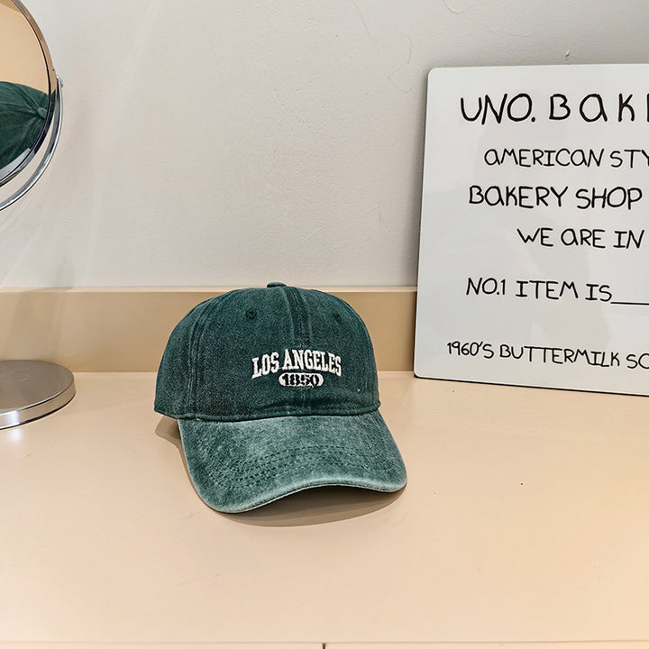 Herre Vintage-Stil Bomull Caps Skanto