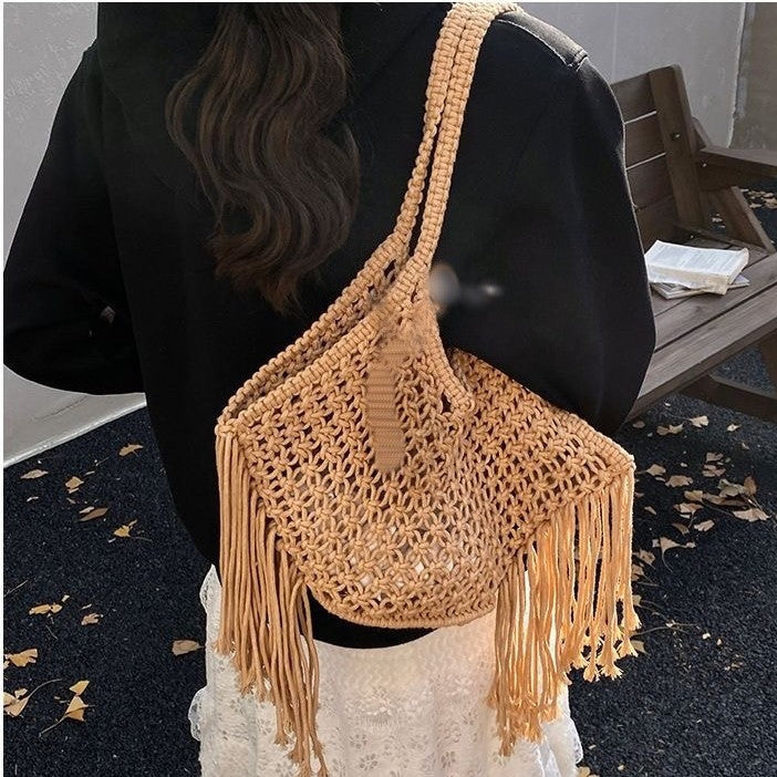 Trendy Makramee-veske Skanto