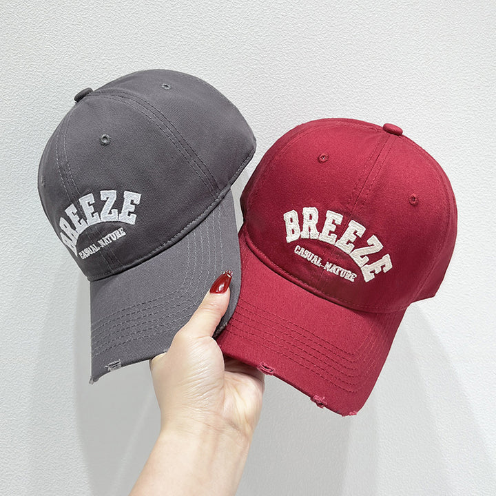 Herre Casual Slitt Bomulls Caps Skanto