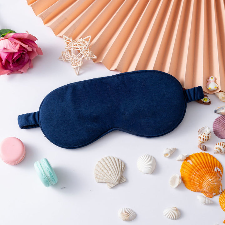 Unisex nan ergonomisk sovemaske med mykt bomullsfôr og justerbart gummibånd Skanto