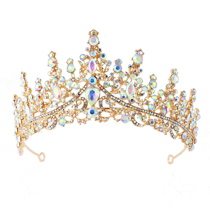 Dame Strass Tiara med glitrende edelstener Skanto