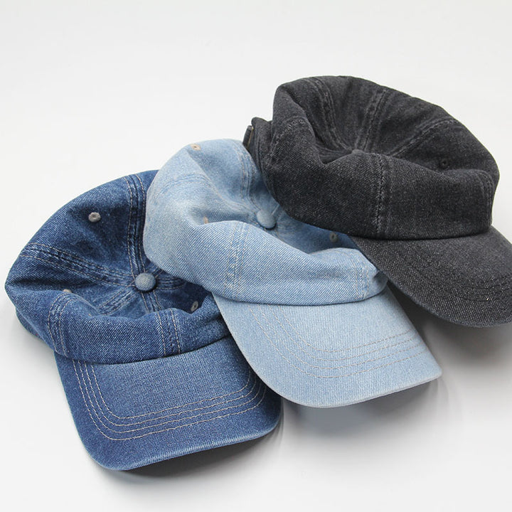 Kvinners Uformelle Justerbare Denim Baseball Caps Skanto