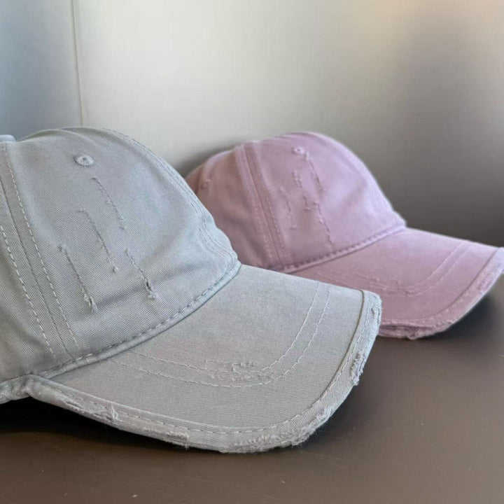 Kvinne Slitt Fritids Twill Baseball Cap Skanto