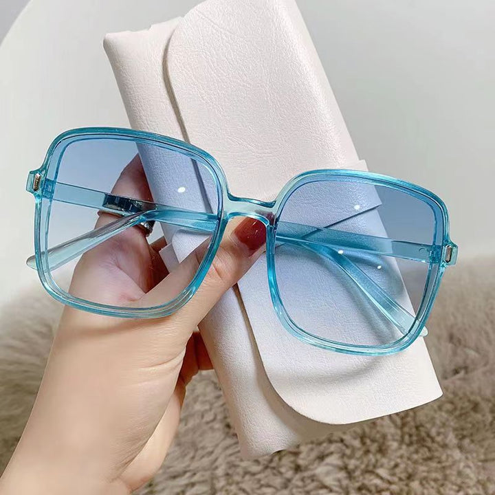 Dame kvadratisk oversized solbrille med integrert UV-beskyttelse Skanto