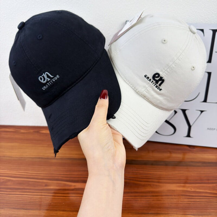 Kvinnenes Avslappet Bomullsbrodert Baseball Caps Skanto