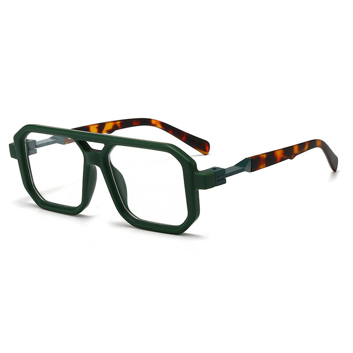 Dame stilige oversized solbriller med geometrisk ramme Skanto