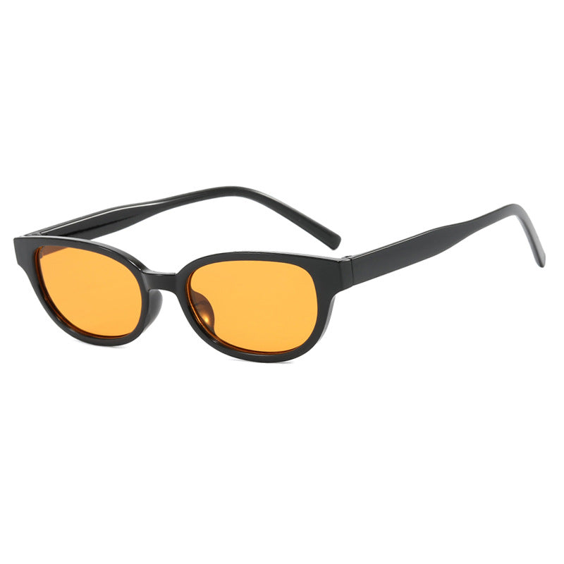 Dame moteriske Cat-Eye solbriller med UV-beskyttelse og lett ramme Skanto