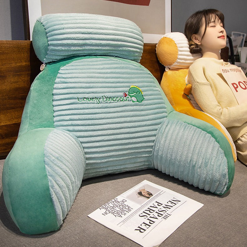 Plush ryg støttedyne i toastdesign Skanto