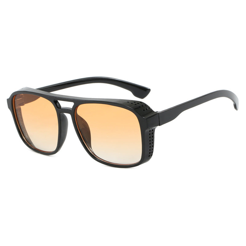 Dame moteriktig solbrille i trendy skilpaddemønster Skanto