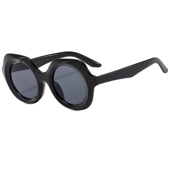 Dame Designer-solbrille med ekstravagant skilpaddeskall-ramme Skanto