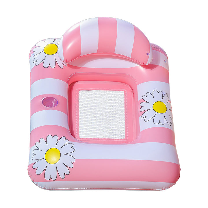 Unisex oppustbar solstol med nettingbunn Skanto