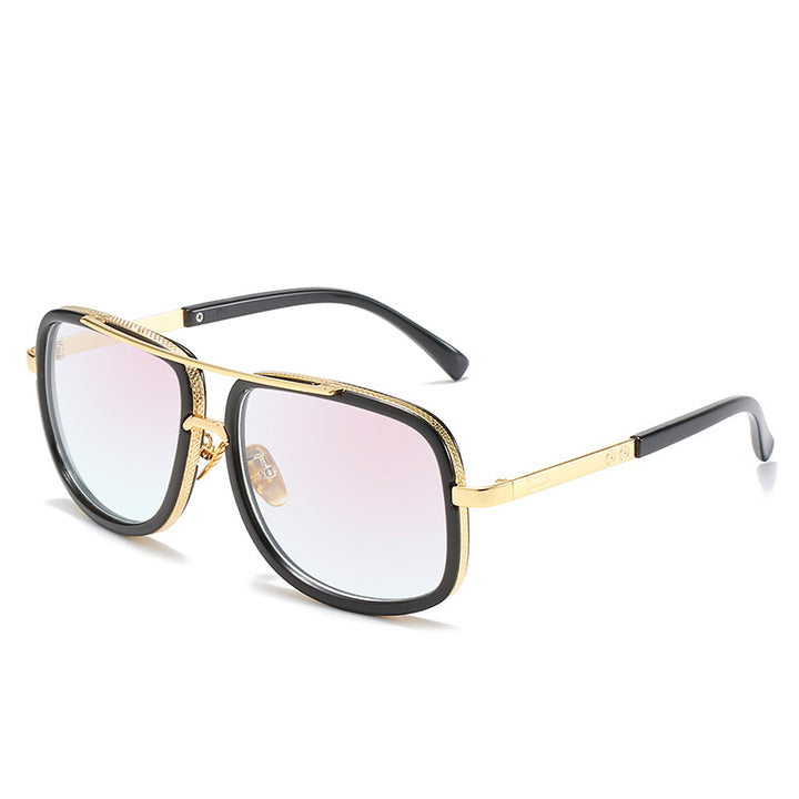 Dame kvadratisk solbrille med luksuriøse detaljer Skanto
