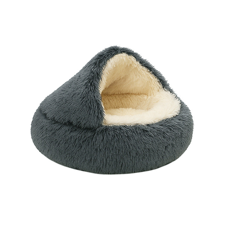 Koselig pels hundeseng