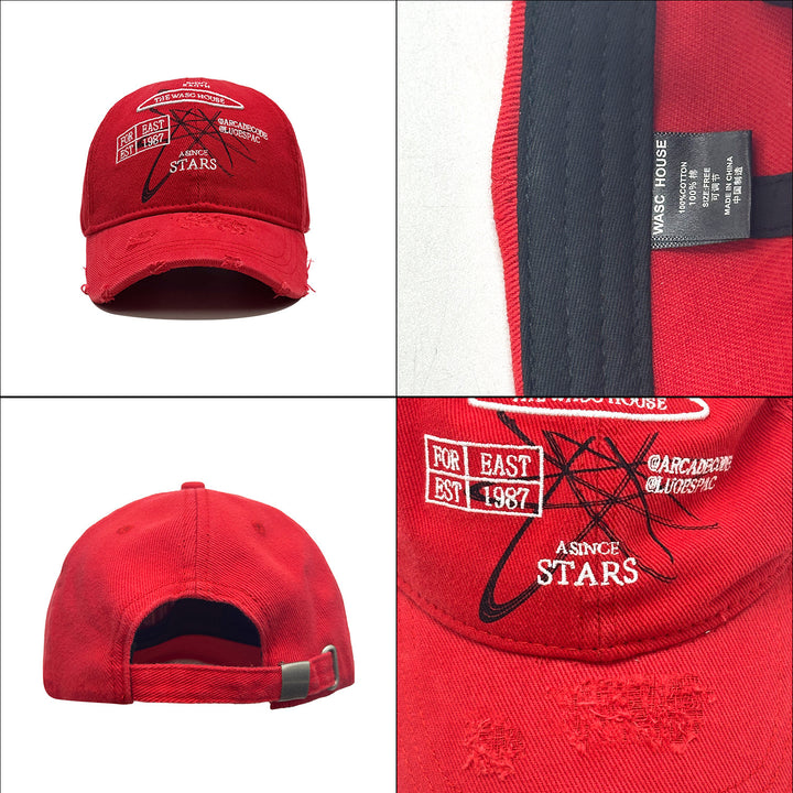 Dame casual og stilfull cap med broderi-design Skanto