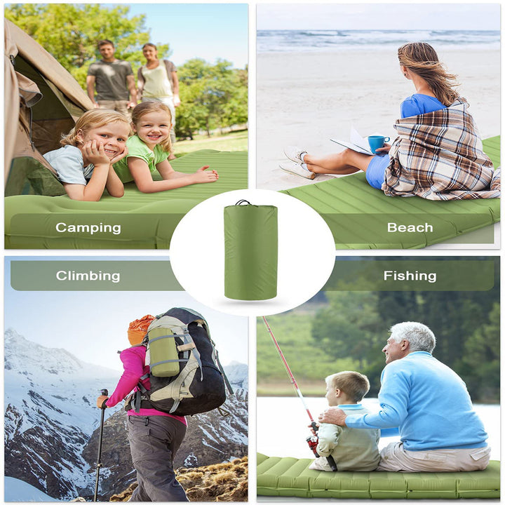 Kompakt og komfortabel camping-liggunderlag Skanto