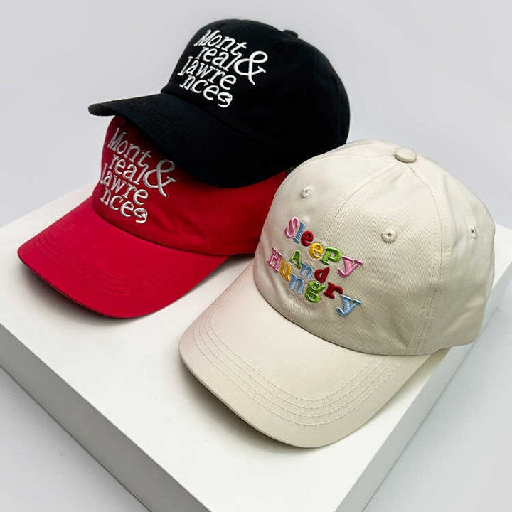 Herres stilige broderte caps Skanto