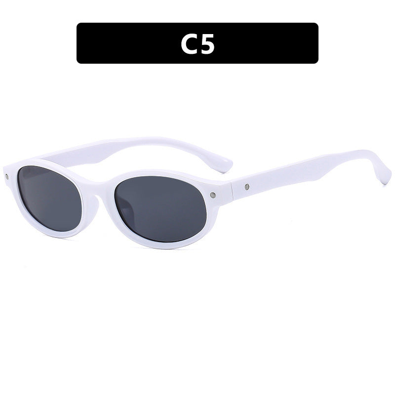 Dame Cat-Eye solbrille i elegant vintage-stil Skanto