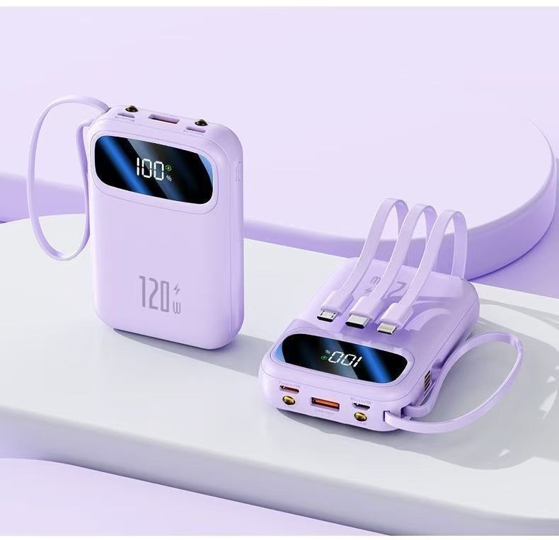 Høykapasitet powerbank med digital skjerm og flere tilkoblinger Skanto