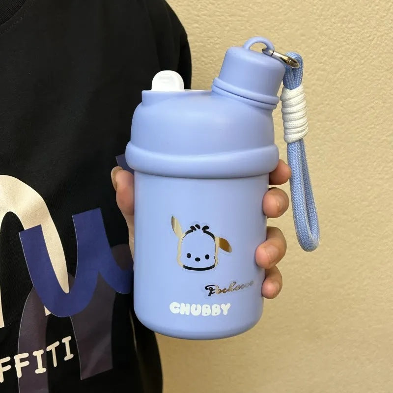 Damen Isoliertrinkflasche mit innovativem Verschlusssystem und süßem Tierdesign Skanto